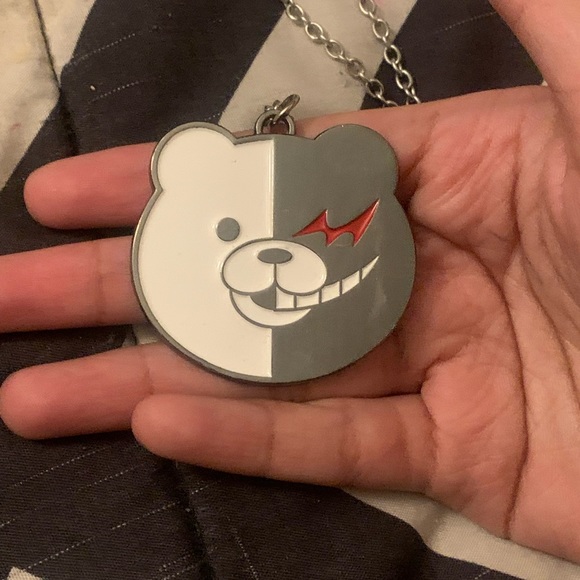 Danganronpa Monokuma Long Necklace/Key Ring - Picture 1 of 3